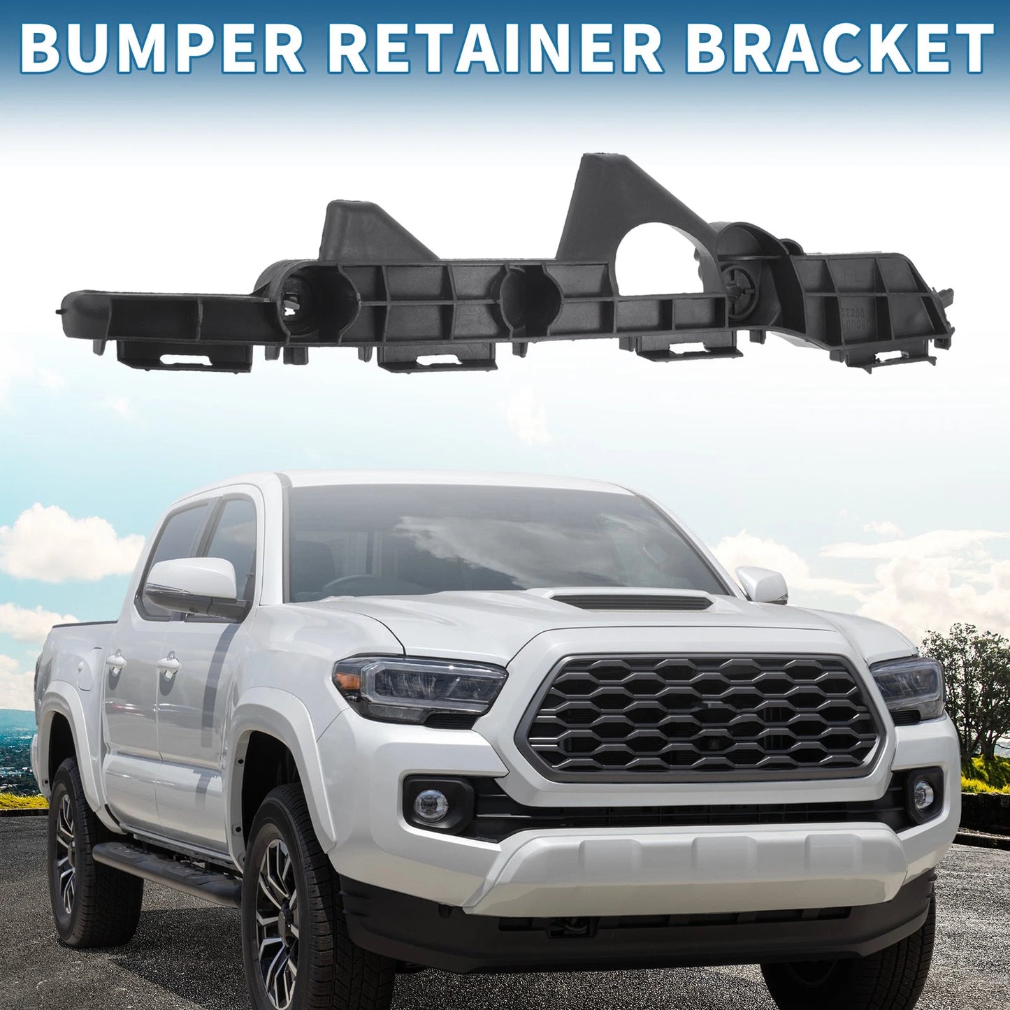 1 x Left Rear Bumper Retainer Bracket for Toyota RAV4 (2016–2018)