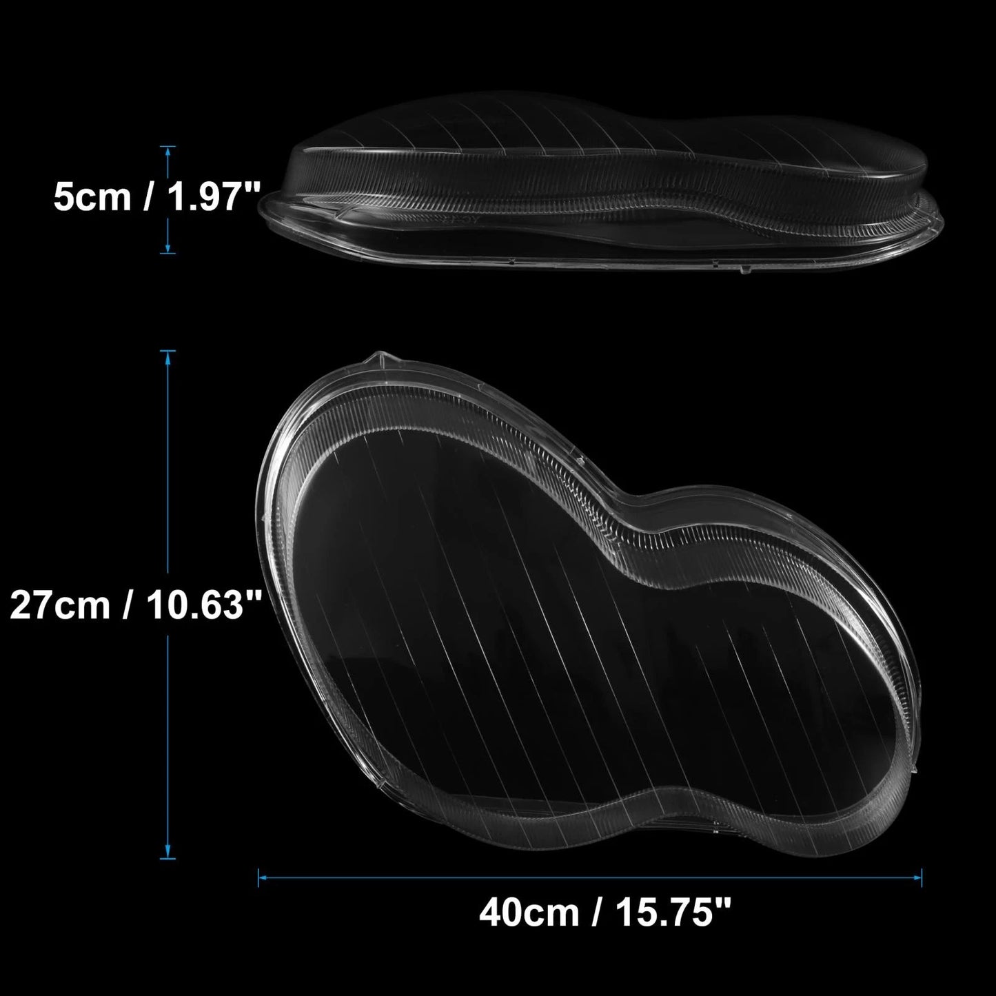 Front Headlight Lens Cover for Mercedes-Benz C230 (2006-2007)