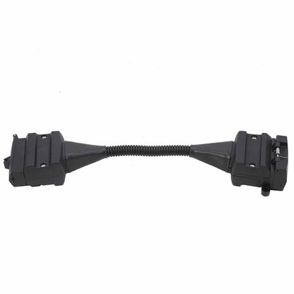 12 Pin Male to 7 Pin Flat Female Socket Adaptor for Trailer Caravan (N/A)