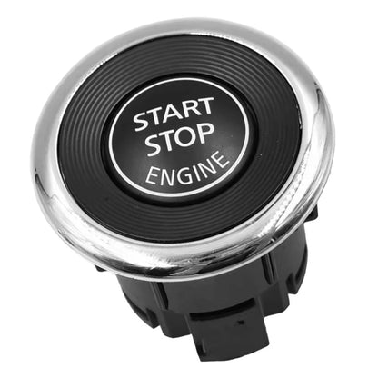 Black Engine Ignition Start-Stop Button with Ring for Nissan BMW X3 (2004-2023)