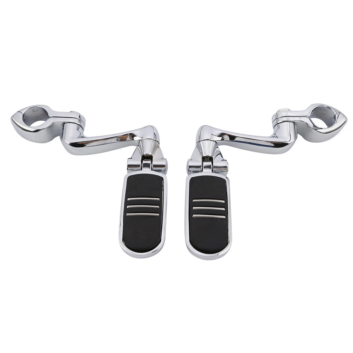 360 Adjustable Highway Foot Pegs 1.25" for Motorcycle Engine Guard