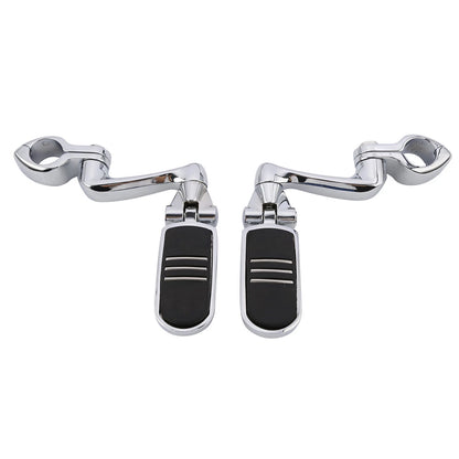 360 Adjustable Highway Foot Pegs 1.25" for Motorcycle Engine Guard