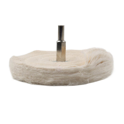 6mm Cloth Buffing Wheel Polishing Mop Pad for Rotary Tool