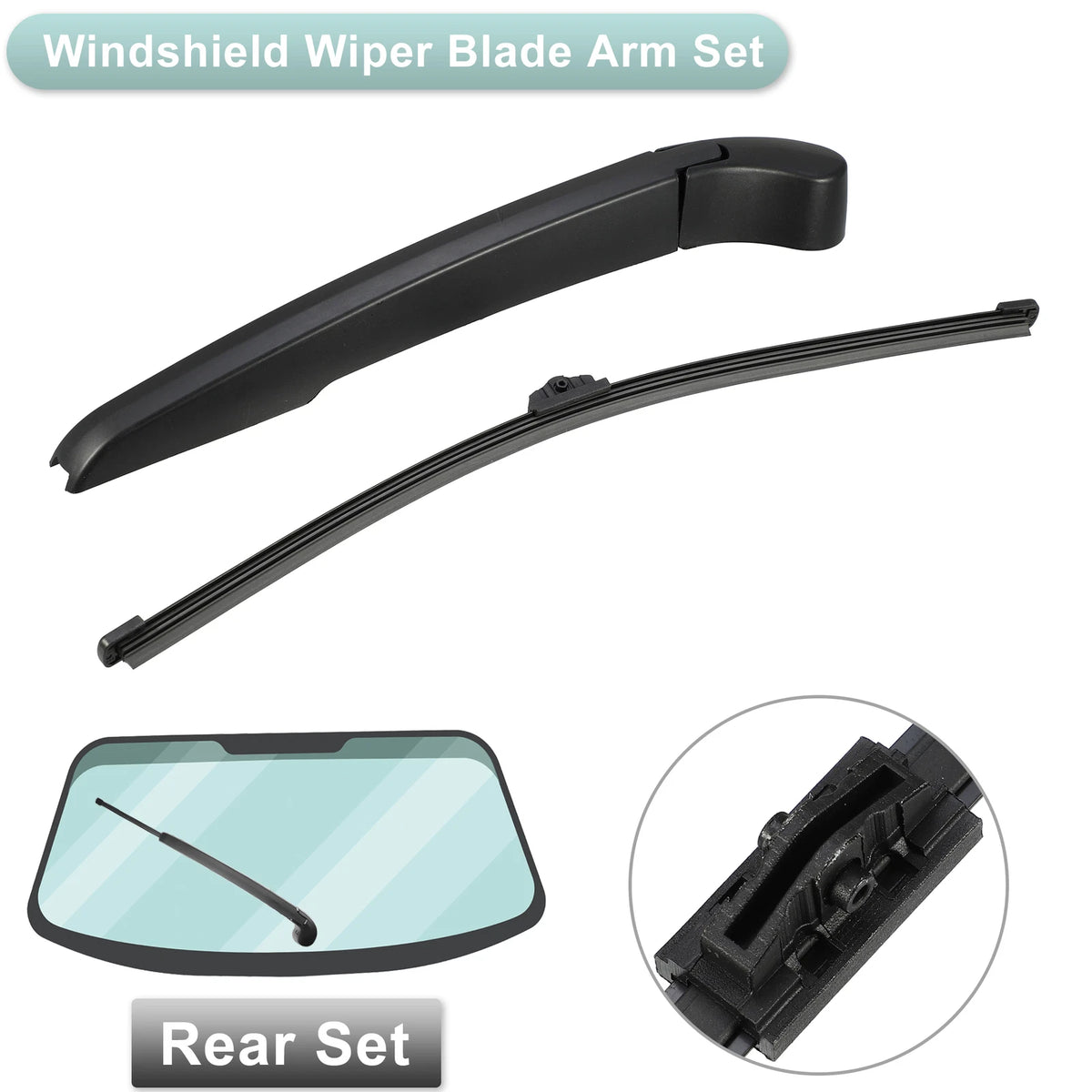 Rear Wiper Blade Arm Set for BMW X1 F48 (2015-2022)