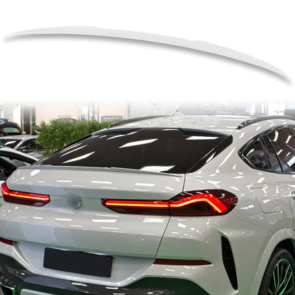 ABS Boot Spoiler for BMW X6 G06 (2020-2023) Mineral White A96
