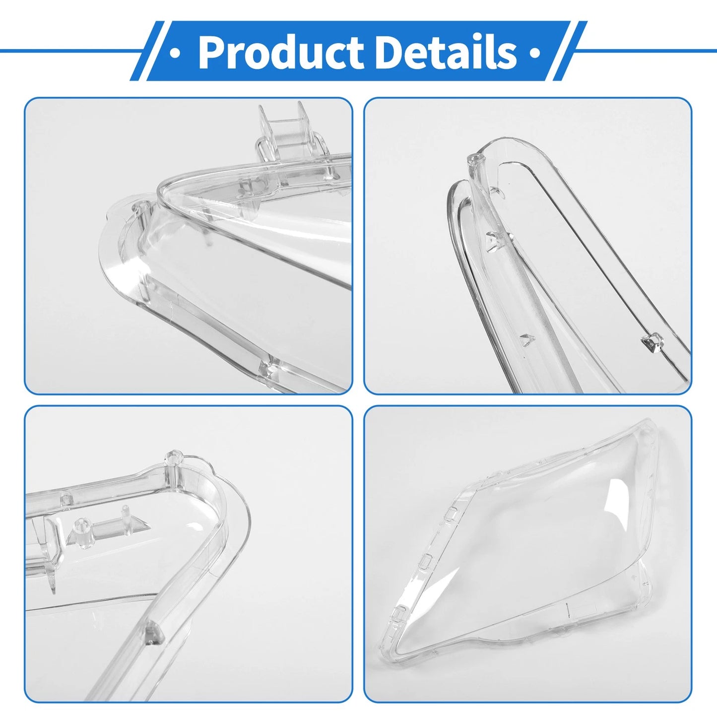Car Front Left Headlight Lens Cover for Lexus LX570 (2007-2012)