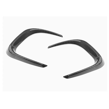 Dry Carbon Fiber Front Bumper Side Vent Trim for Mini Cooper S JCW F56