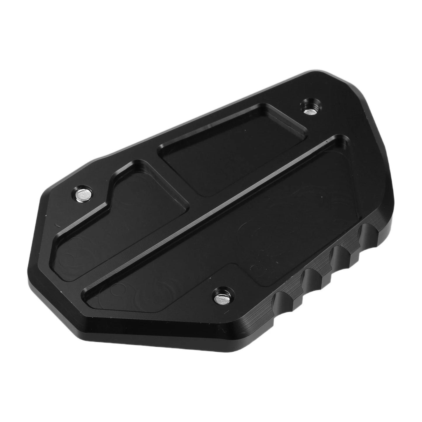 Motorcycle Kickstand Side Stand Plate Pad Black for Suzuki GSX-S (15-21)