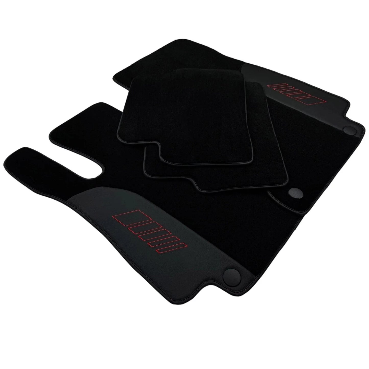 Black Floor Mats for Mercedes Benz S-Class W140 (1991-1998)