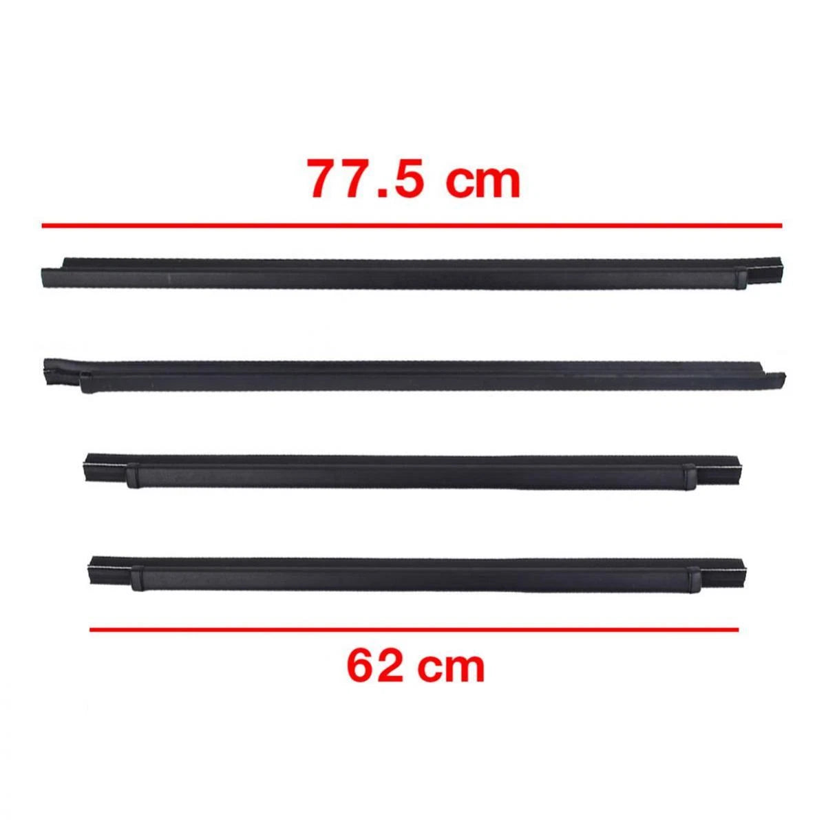 Weatherstrip Door Belt Set 4 Fits Toyota Hilux Tiger SR5 LN147 Truck 1998-04 D12