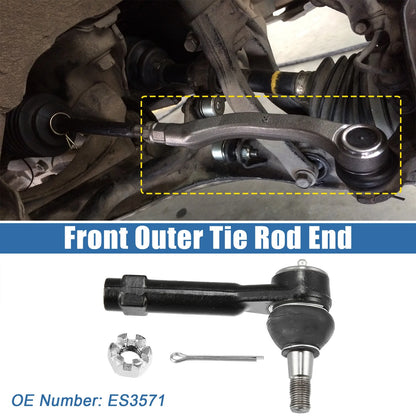 2 x Front Outer Tie Rod End Links for Ford Explorer, Mercury Mountaineer (98-03)