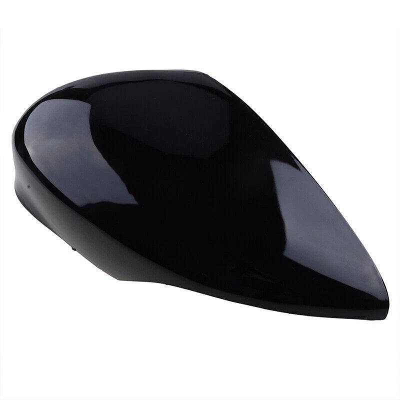 Gloss Black Left Side Rearview Mirror Cover Caps for 2011-2017 Ford Fiesta