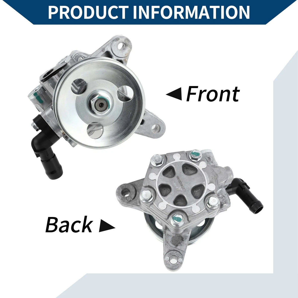Power Steering Pump for Honda Civic 1.7L L4 (2001-2005) 1 x Unit