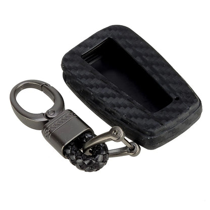 Carbon Fiber Key Cover Shell for Toyota Camry, Corolla (2018-2023)