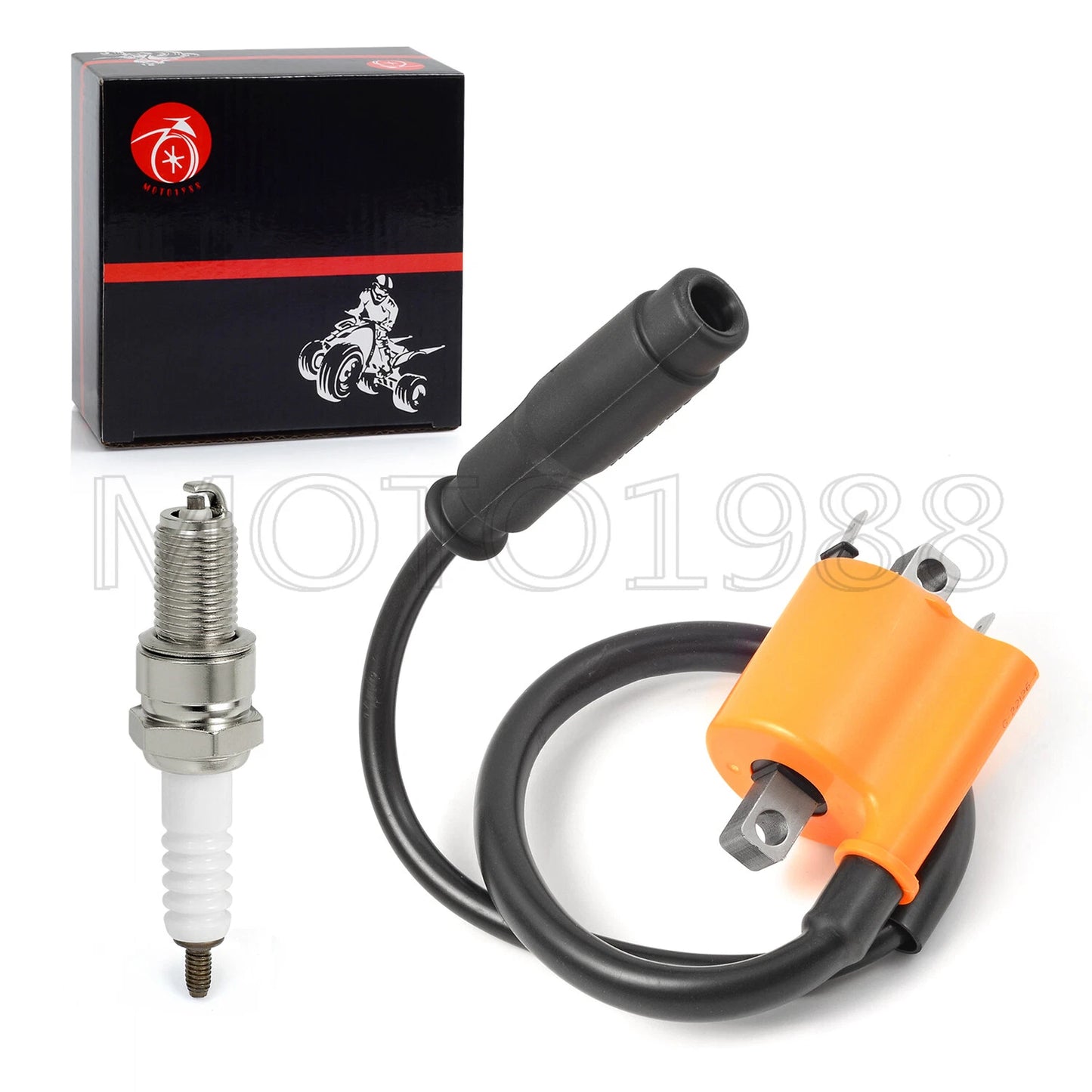 Ignition Coil Pack + Spark Plug + Cap for Kawasaki Teryx4 (2014–2022)