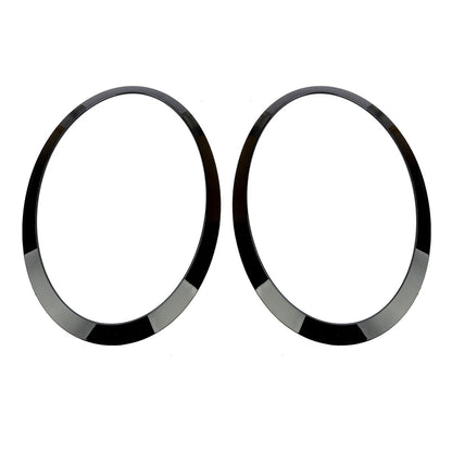 Headlight Trim Rings for 2014-2018 Mini Cooper F55 F56 F57 - Black (2014-2018)