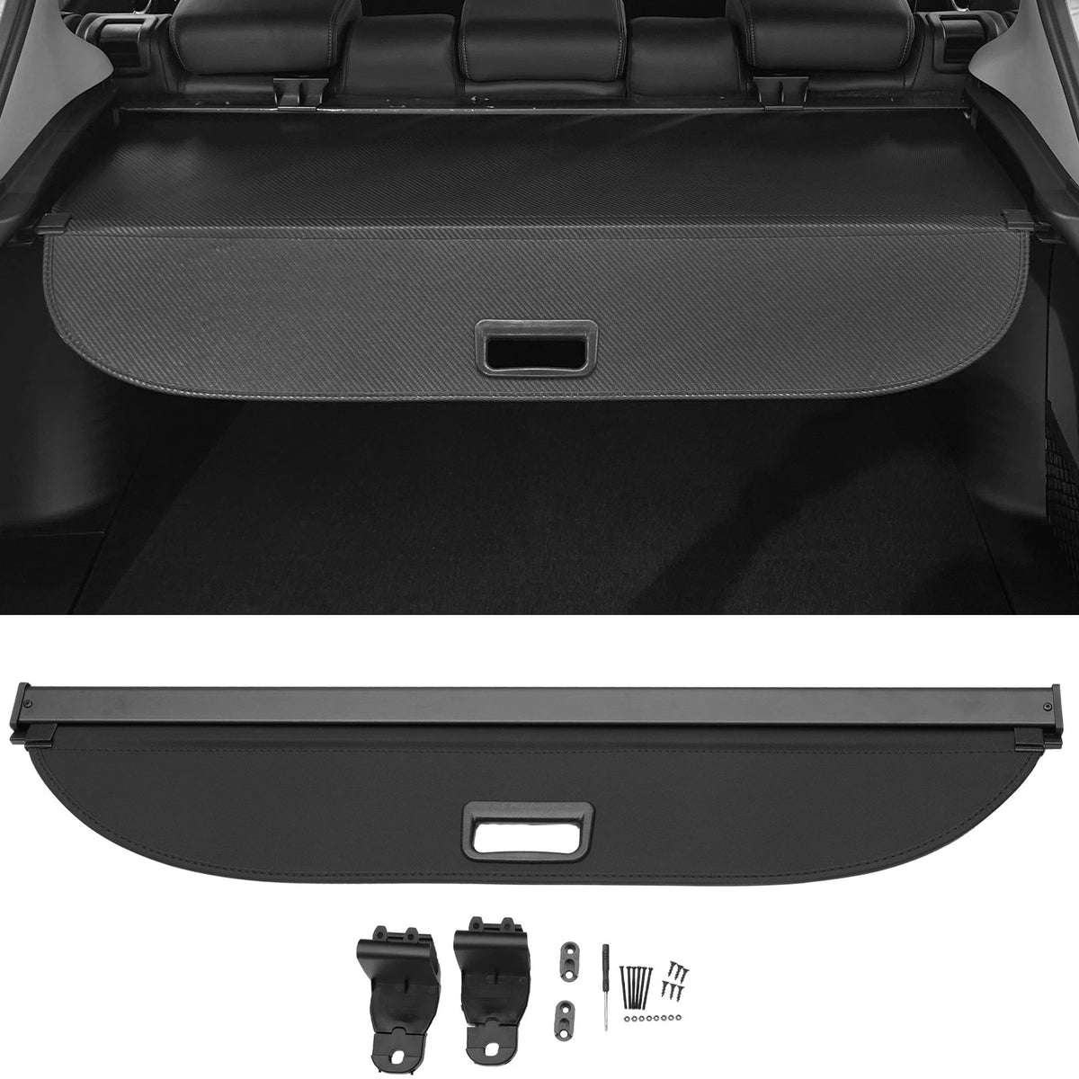 Retractable Cargo Cover for BMW X1 F48 2016-2021 Rear Trunk Gloss Black