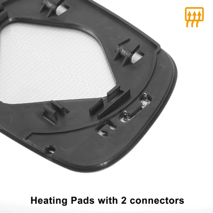 Left Side Heated White Mirror Glass for Honda HR-V CR-V (1996-2006)