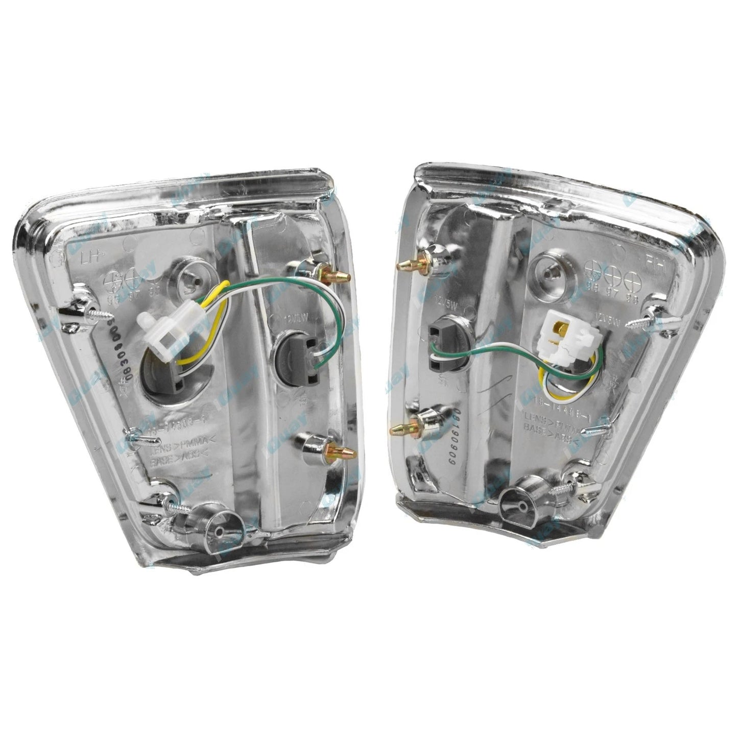 Chrome Trim Corner Indicator Park Lights for Toyota Hilux 4WD (1988-1991)