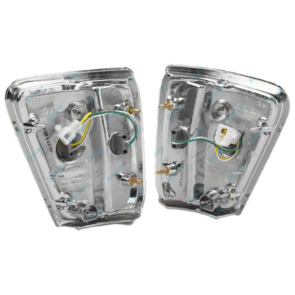 Chrome Trim Corner Indicator Park Lights for Toyota Hilux 4WD (1988-1991)