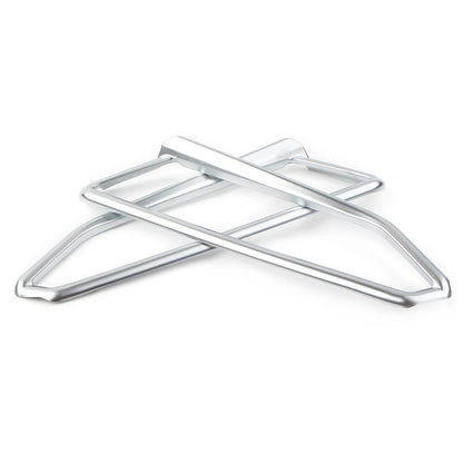 Matte Chrome Front Light Trim Accents for Honda Goldwing GL1800 (2018-2023)