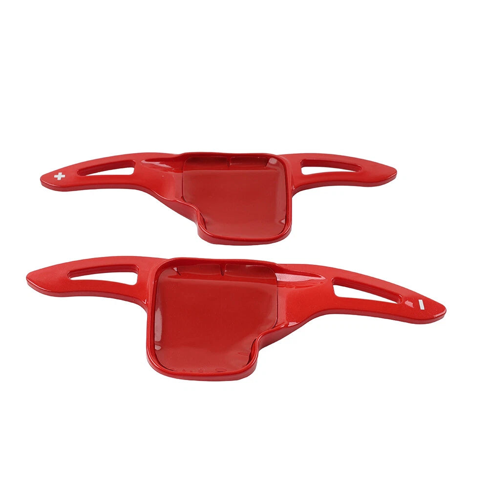 Red Steering Wheel Paddle Shifter Extensions for BMW 1 2 3 4 5 6 7 X1 X3
