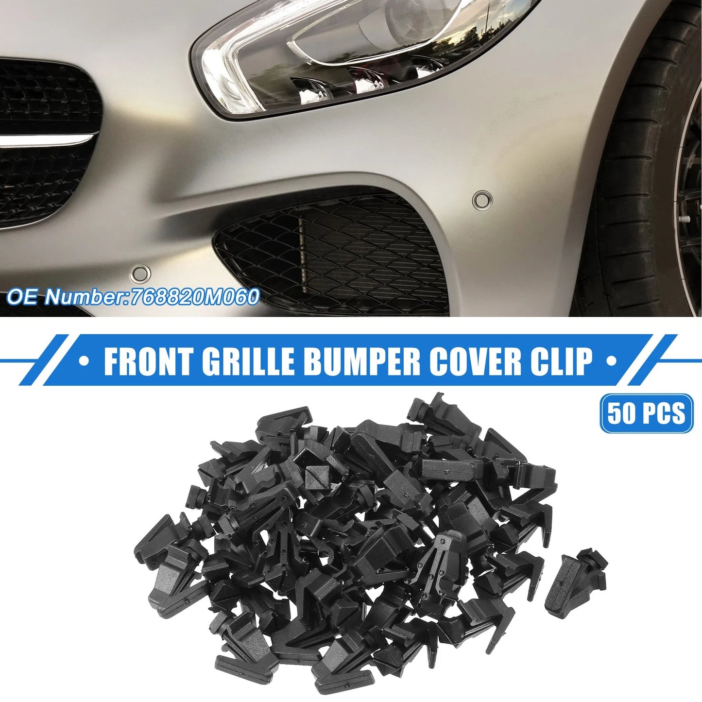 50 Pcs Front Bumper Cover Clips for Nissan Altima (2002-2004)