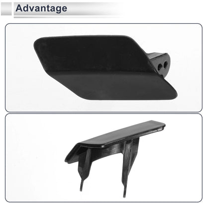 Bumper Headlight Washer Nozzle Cover for BMW 320i (2006-2013) Unpainted