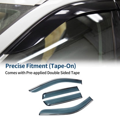 Car Window Deflectors for Jeep Grand Cherokee 2011-2023 Side Vent Visors