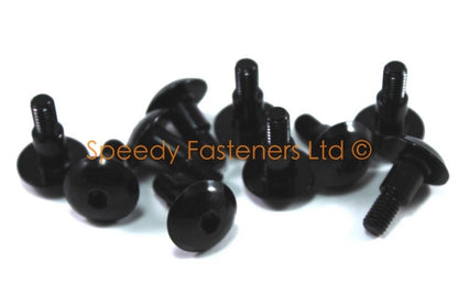Alluminio Nero parabrezza Viti Clip Wellnut for Suzuki GSX-R600 (2001–2003)