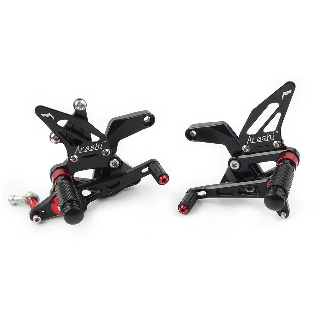 Aluminum Rear Sets Footpegs for Kawasaki Z900 2021-2023 (2 x Black)