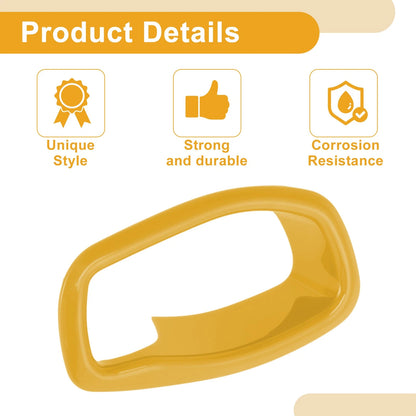 Interior Door Handle Bowl Cover Trim for Jeep Renegade (2015-2023) 4 x Yellow ABS