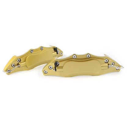 Gold 3D Metal Brake Caliper Covers for Universal Car