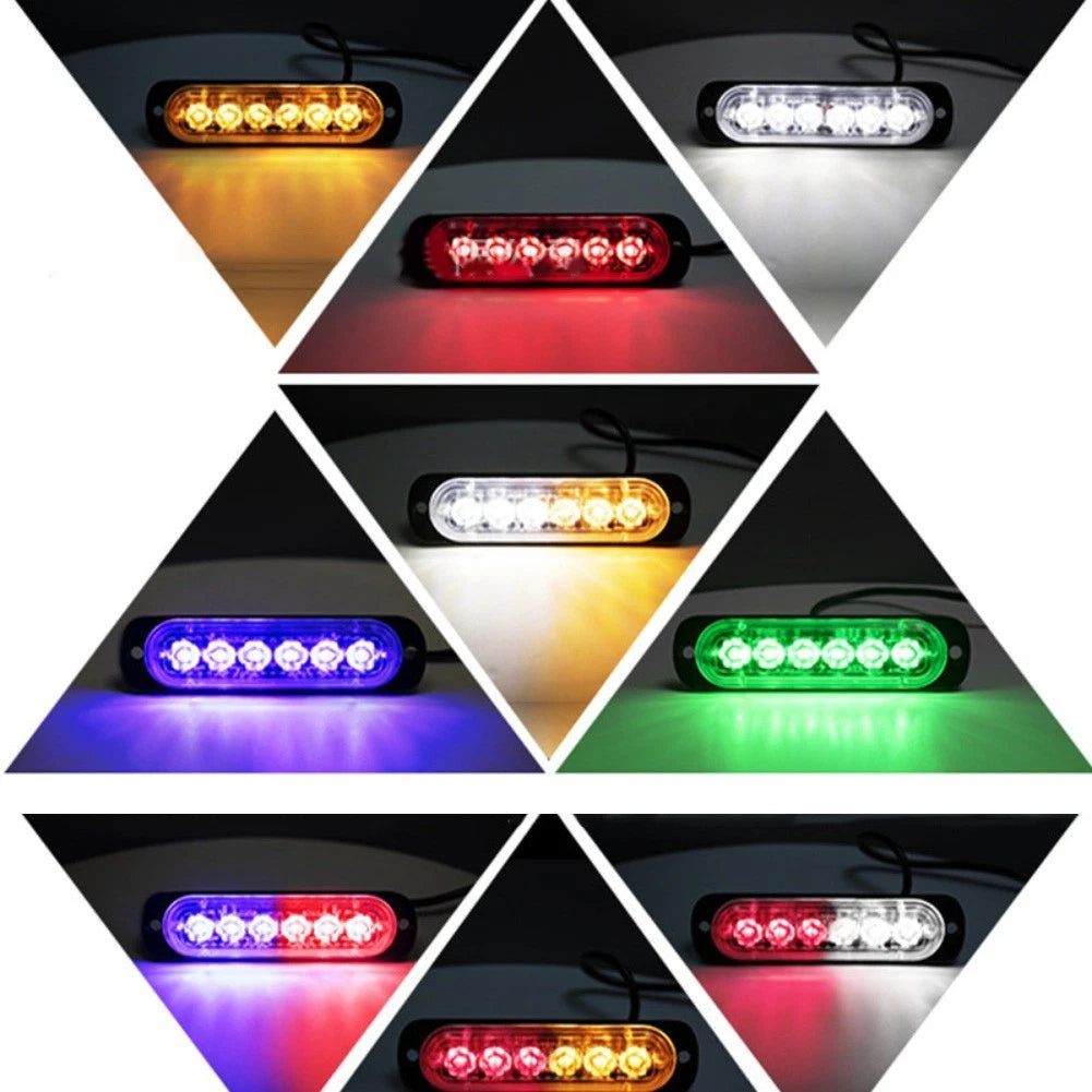 Side Light / 6-LED White Yellow Blue 12V-24V / Pickup Truck