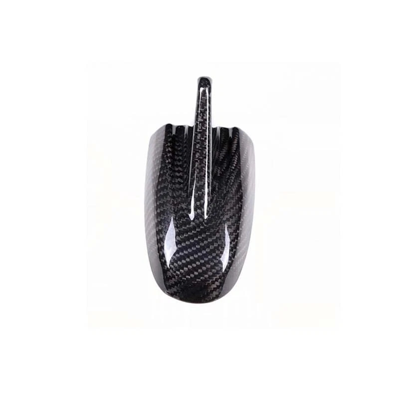 For Maserati Ghibli 13-18 Dry Real Carbon Fiber Shark Roof Antenna Cover Overlay