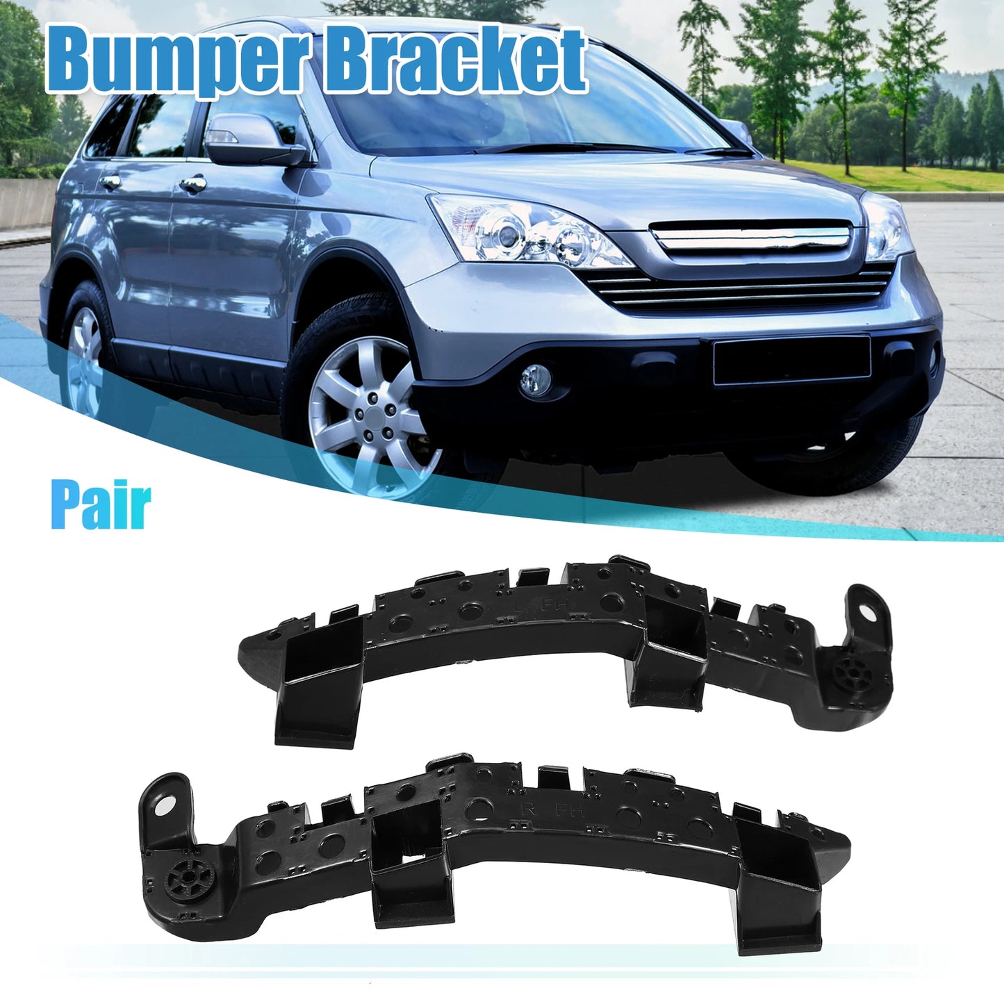 Front Bumper Mounting Support Brackets  for Honda CR-V (2017-2019)