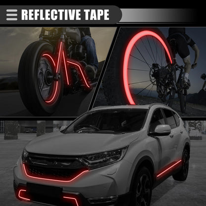 Universal Reflective Tape / High Brightness Reflective Sheet Red for Motorcycles
