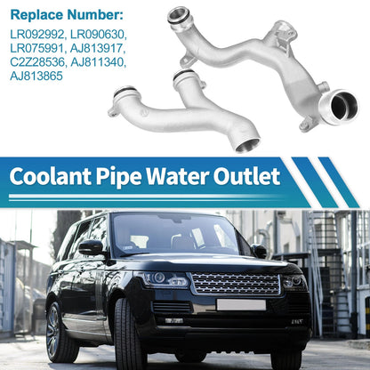 Aluminum Coolant Pipe Water Outlet for Land Rover Range Rover (2003-2012)