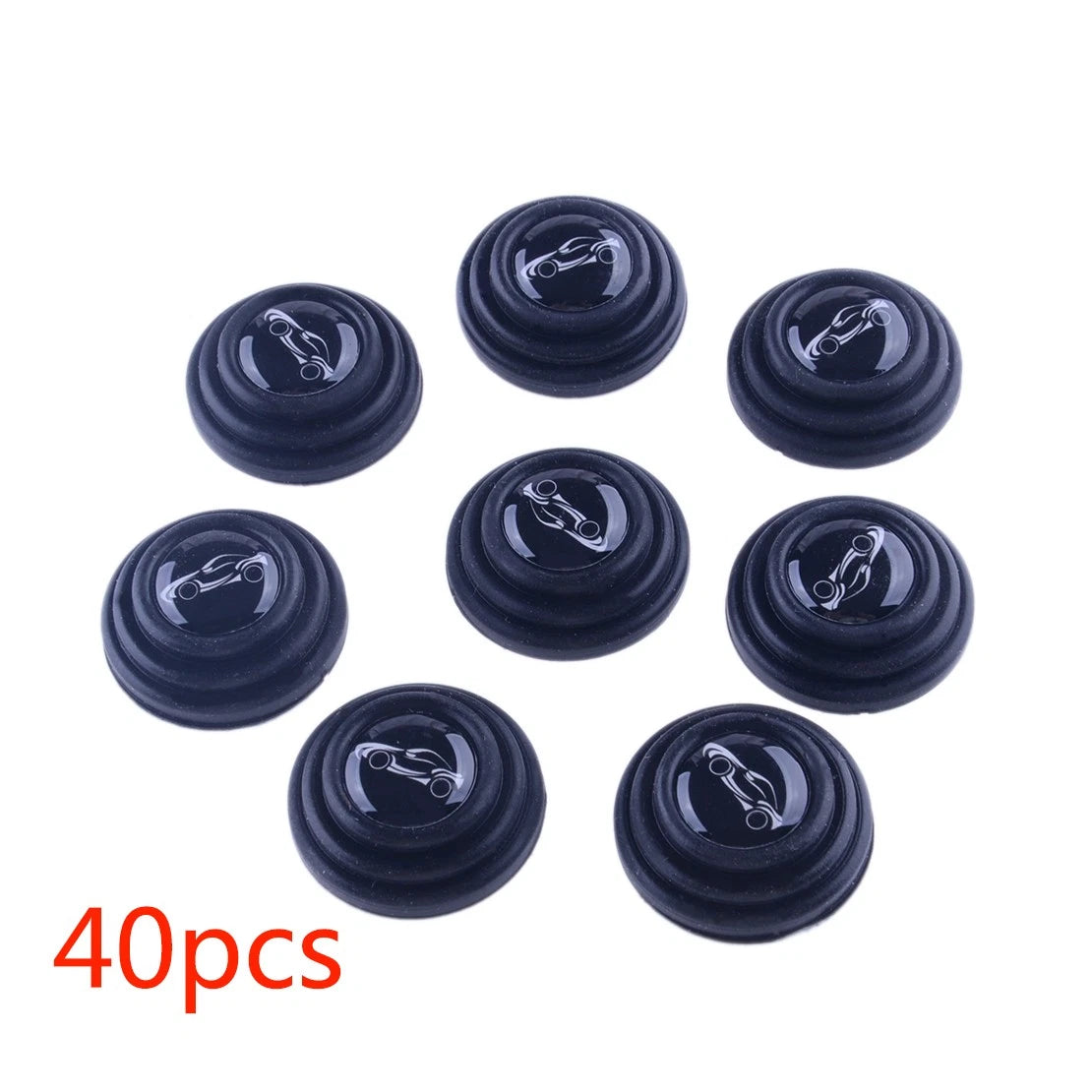 40 x Car Door Anti-Collision Pads Sound Deadening Seals for Various Models