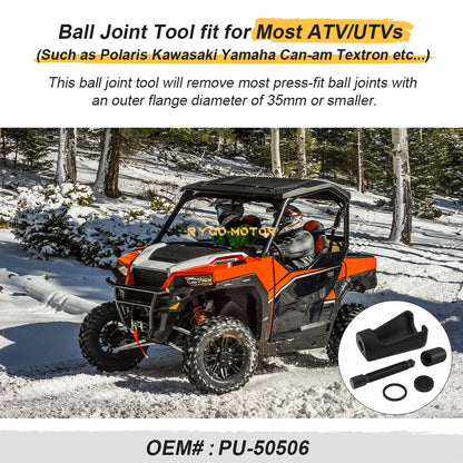 Ball Joint Tool Removal Installation for Polaris Kawasaki Yamaha Can-Am