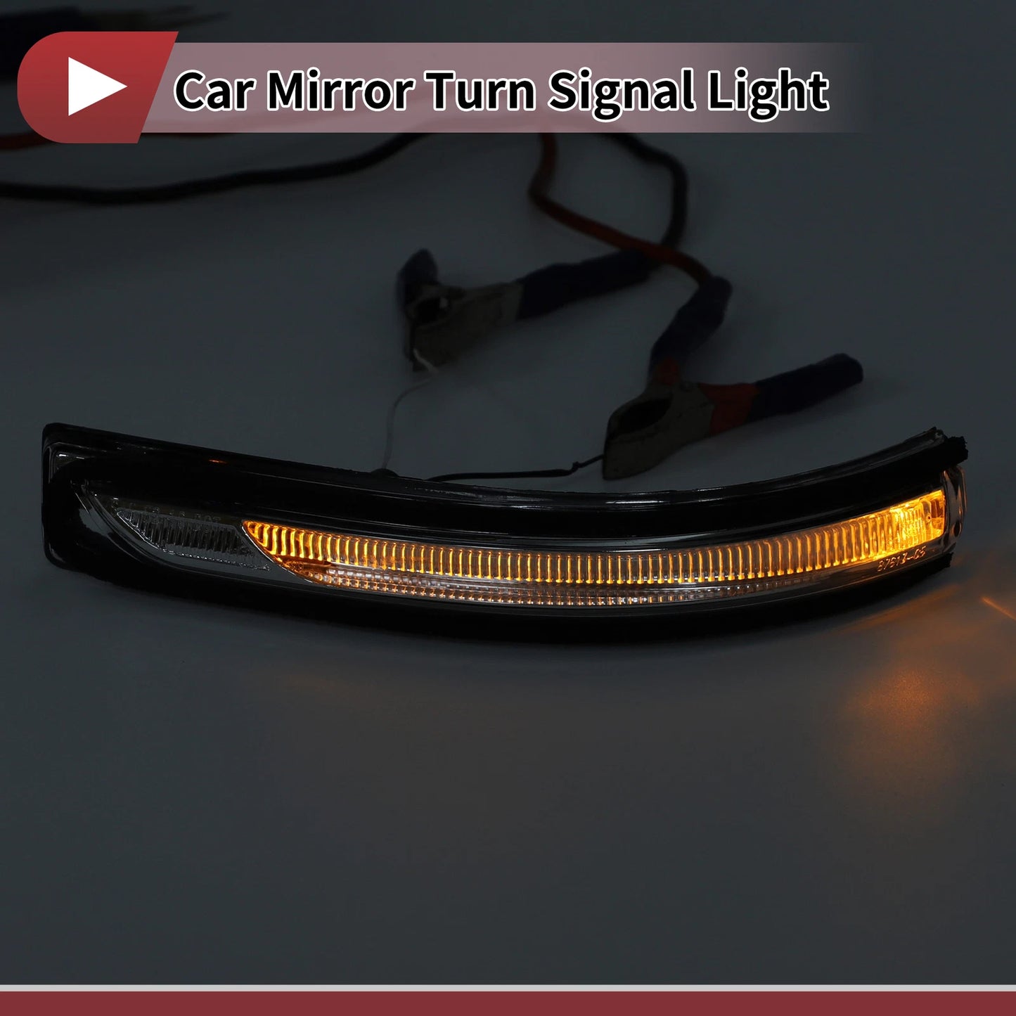Left Mirror Turn Signal Light for KIA NIRO (2017-2020) Black Clear