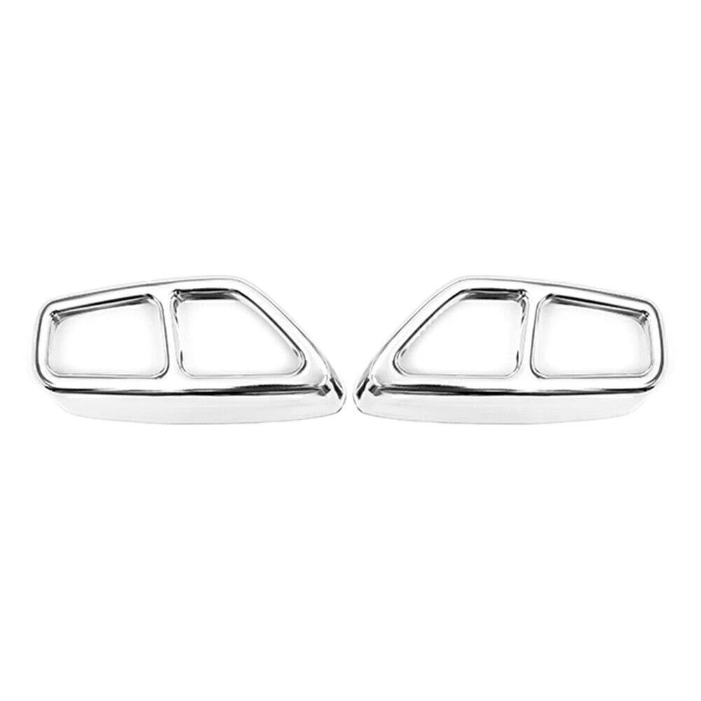 Exhaust Muffler Pipe Tip Tailpipe Cover Trim for BMW 5 Series G30 G31 (2018-2022)