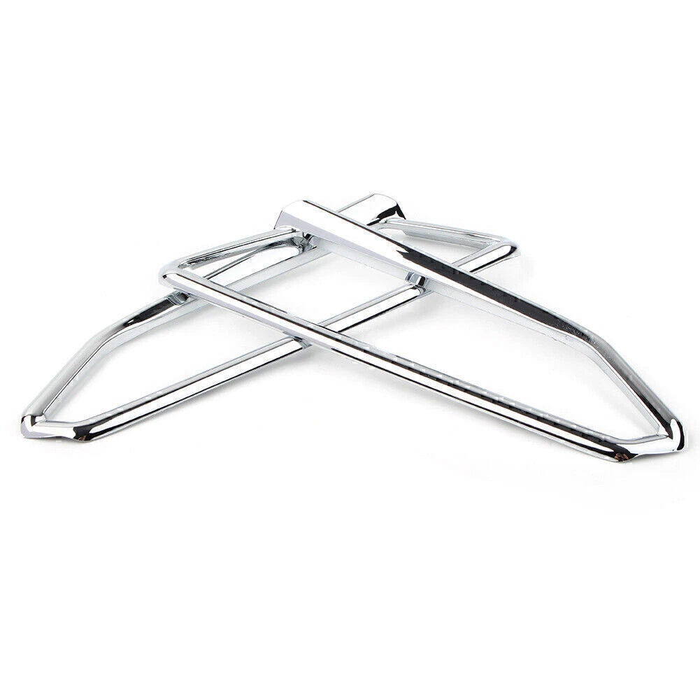 Motor Gloss Chrome Front Light Trim Accents for Honda Goldwing GL1800 (2018-2023)