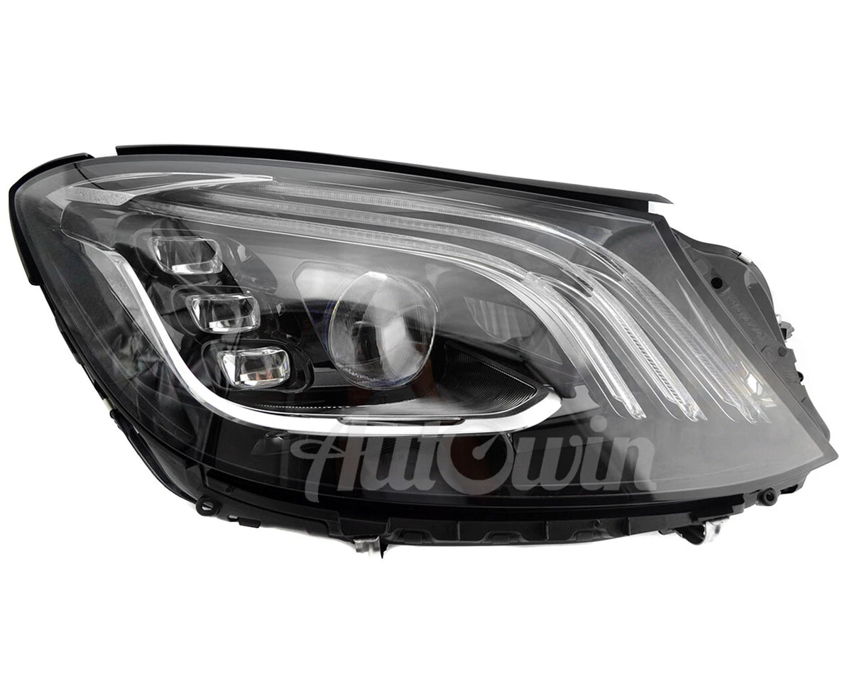 Full LED Headlight Set for Mercedes Benz S Class W222 Facelift (2018-2023)