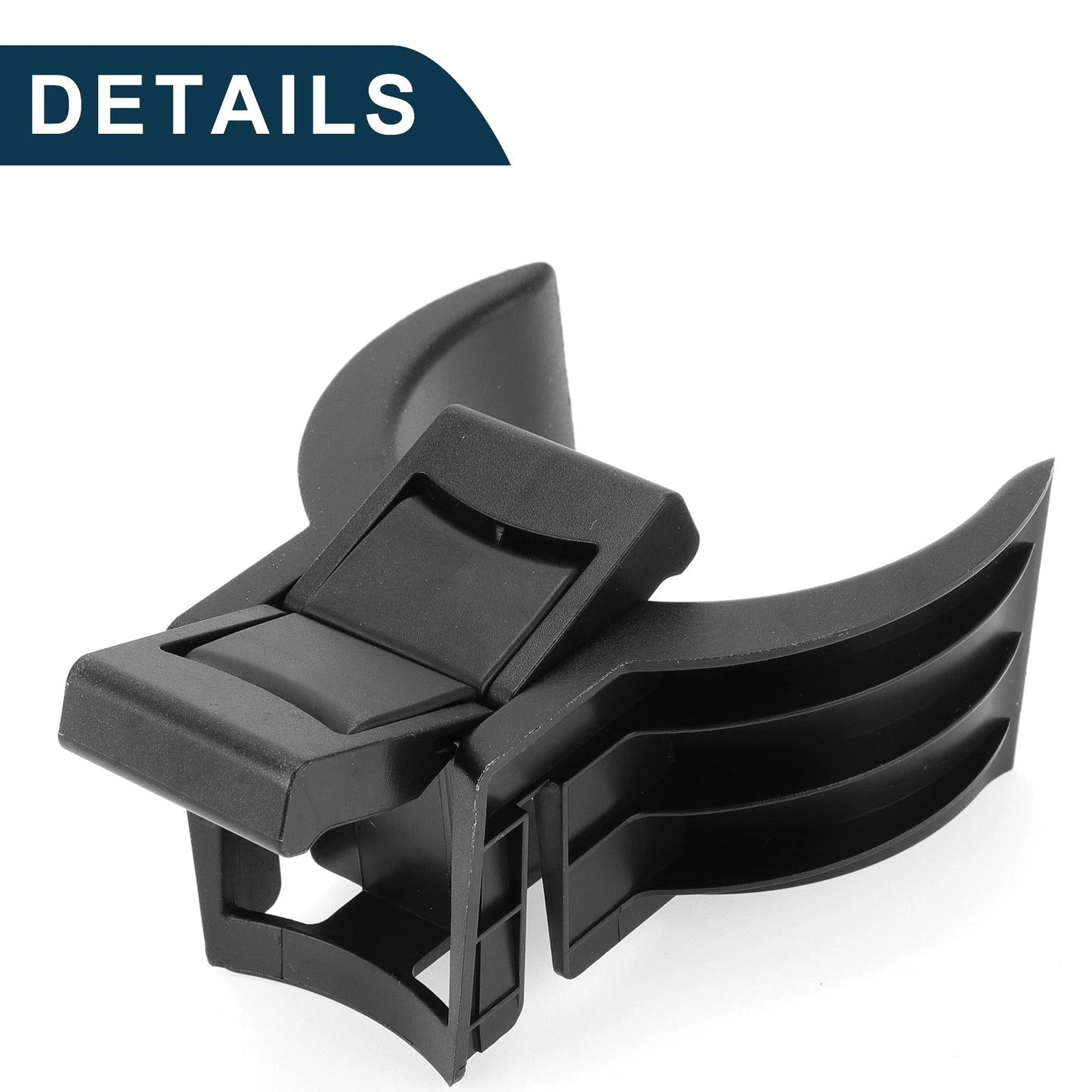 Cup Holder for Toyota Highlander (2001-2023) - Practical Drink Holder Black