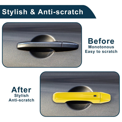 Door Handle Cover Trim for Jeep Wrangler JL JLU (2018-2023) - Yellow