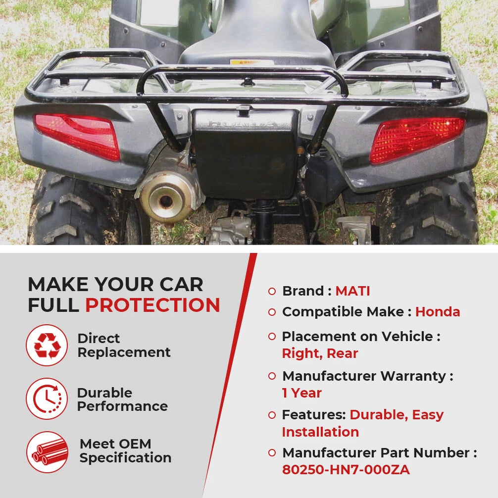 Rear Splash Guard / Left & Right / Mud Guards for Honda Rancher 350 400