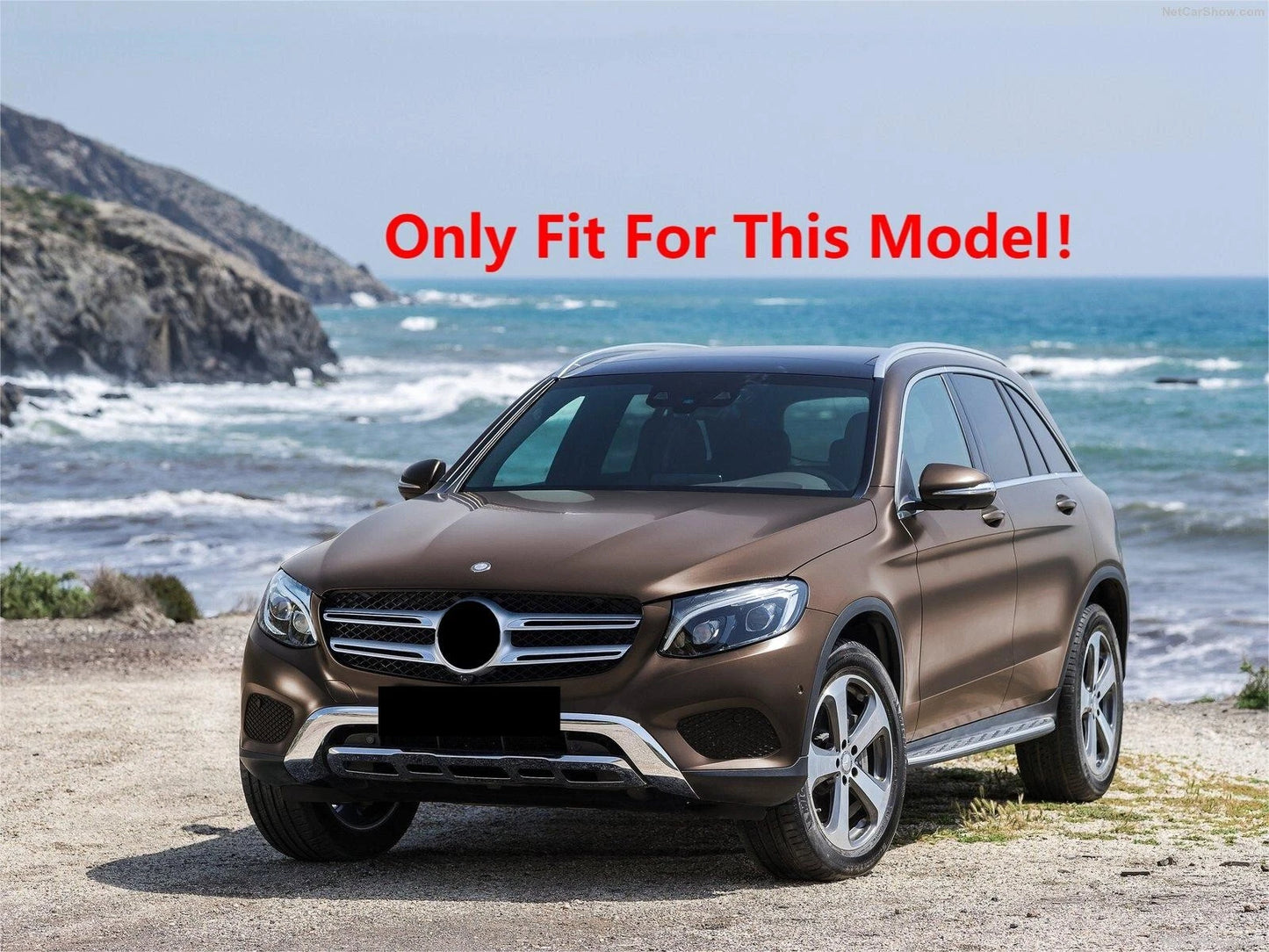 ABS Chrome Rear Fog Light Lamp Cover Trim for Mercedes-Benz GLC300 (2016-2019)