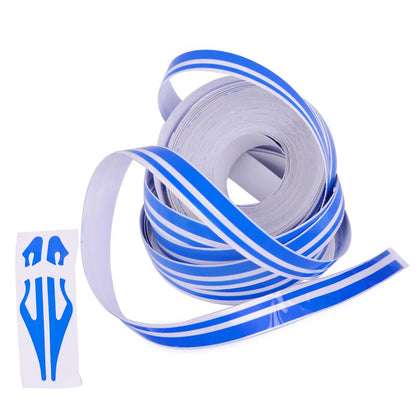 Double Line Pinstripe Sticker Tape for Car Body Decor Blue