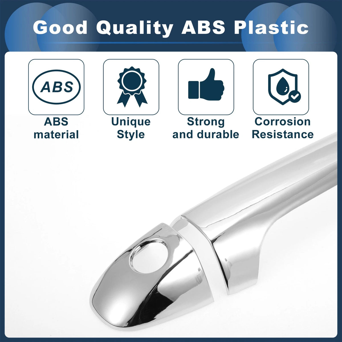 Smart Car Door Handle Cover Trim for Toyota Highlander (2014-2019)